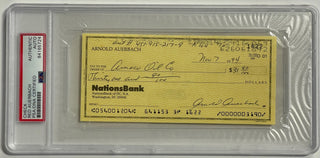 Red Auerbach Signed Personal Check (PSA Authentic)