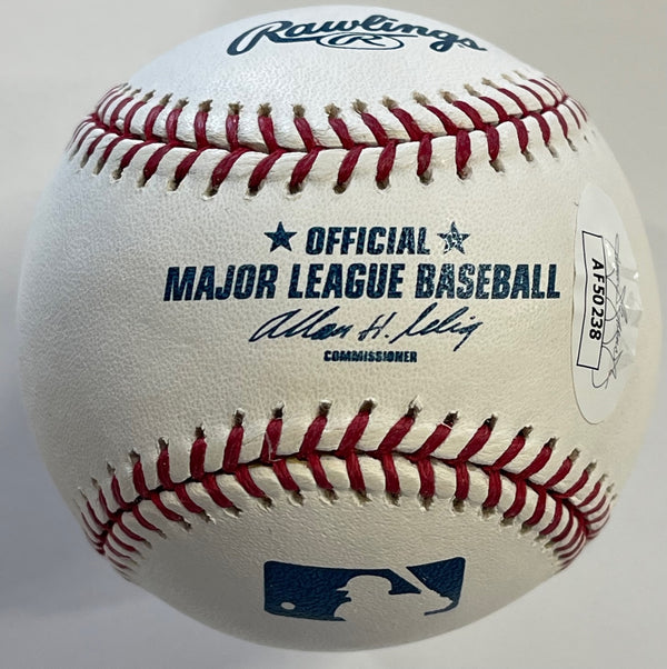Autographed Dale Murphy MLB Baseball – NL MVP 1982 & 1983, Signed In Blue, Includes JSA Certificate Of Authenticity