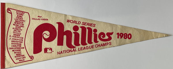 1980 Philadelphia Phillies World Series National League Champions Pennant
