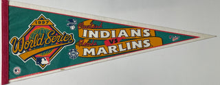 1997 Florida Marlins vs Cleveland Indians World Series Pennant