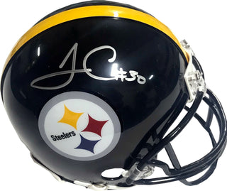 James Conner Autographed Pittsburgh Steelers Mini Helmet (Fanatics)