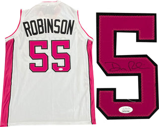 Duncan Robinson Autographed Miami Heat Custom White Jersey (JSA)
