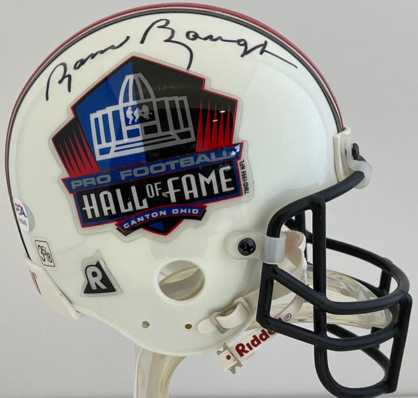 Sammy Baugh Autographed Hall of Fame Mini Helmet (PSA)