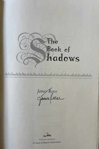 James Reese The Book of Shadows Autographed Book