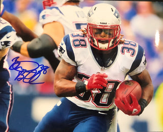 Brandon Bolden Autographed 8x10 Football Photo