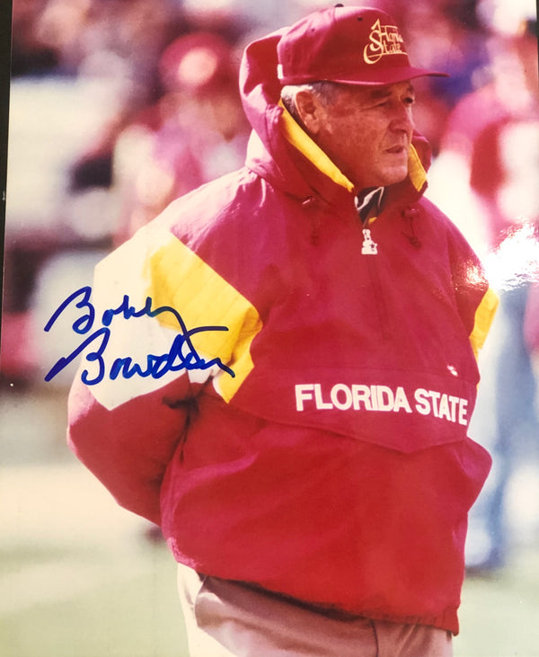 Bobby Bowden Autographed 8x10 Football Photo