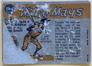 1960 Topps Willie Mays San Francisco Giants Baseball Card #564