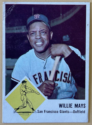 1963 Fleer Willie Mays San Francisco Giants Baseball Card #5