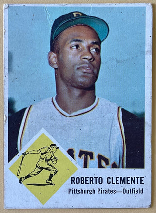 1963 Fleer Roberto Clemente Pittsburgh Pirates Baseball Card #56
