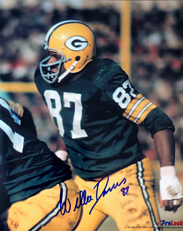 Willie Davis Autographed 8x10 Football Photo