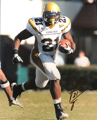 Jonathan Dwyer Autographed 8x10 Photo Georgia Tech Yellow Jackets