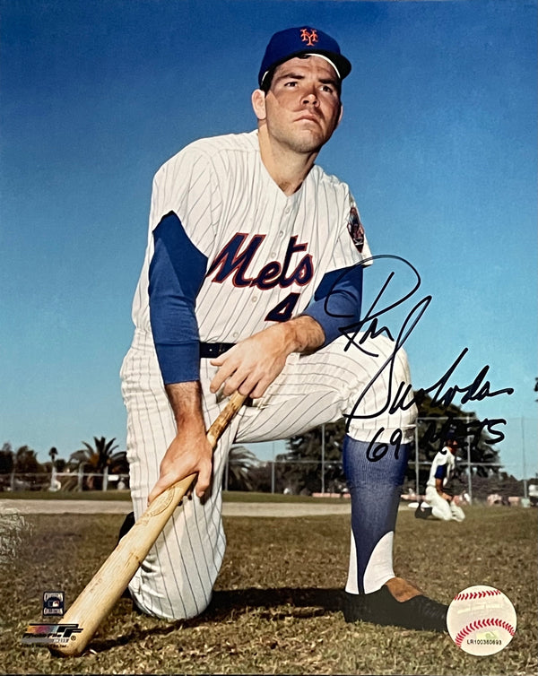 Ron Swoboda Autographed New York Mets 8x10 Photo