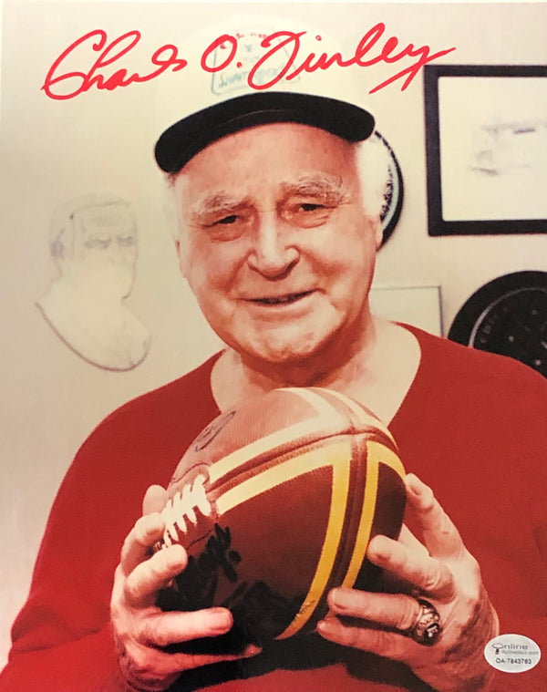 Charles O. Finley Autographed 8x10 Photo