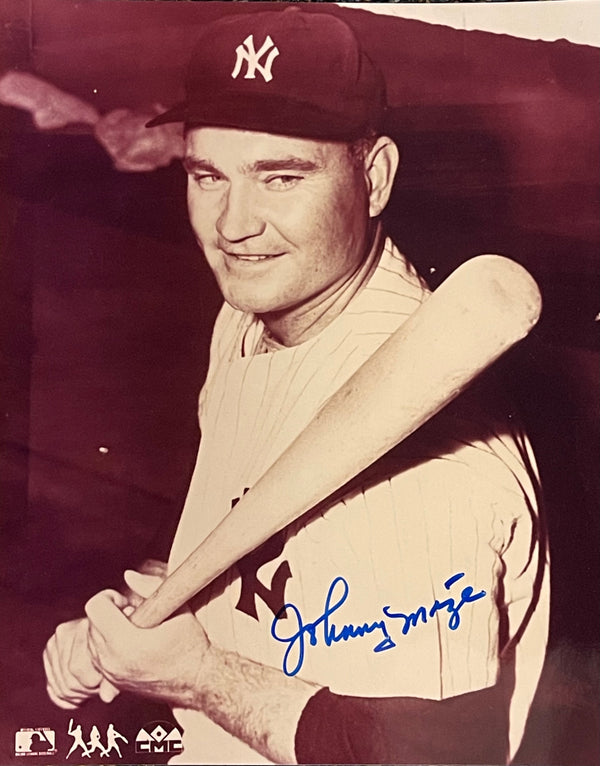 Johnny Mize Autographed New York Yankees 8x10 Photo