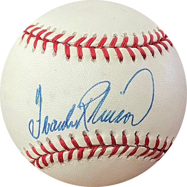 Frank Robinson Autographed Baseball (PSA)