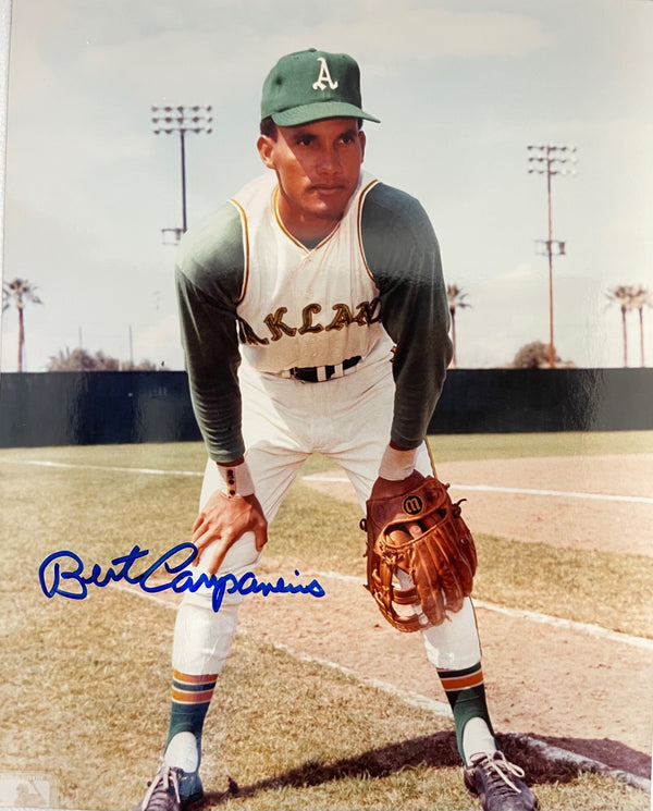 Bert Campaneris Autographed Oakland Athletics 8x10 Photo