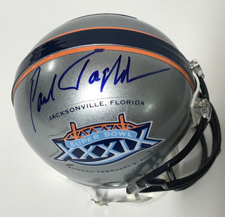 Paul Tagliabue Super bowl 39 Autographed Mini Helmet (PSA) Certified