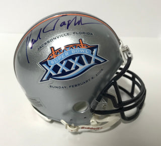 Paul Tagliabue Super bowl 39 Autographed Mini Helmet (PSA) Certified