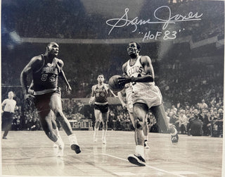 Sam Jones Autographed HOF Basketball 8x10 Photo