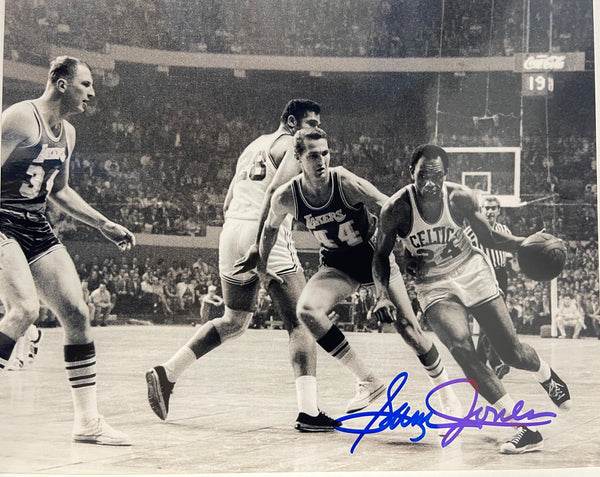 Sam Jones Autographed 8x10 Basketball Photo