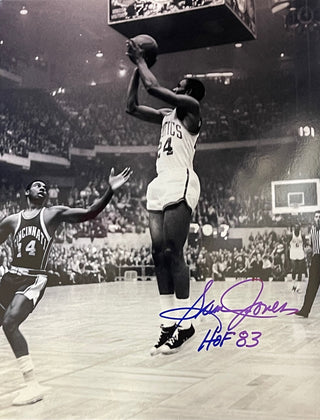 Sam Jones Autographed HOF 8x10 Basketball Photo