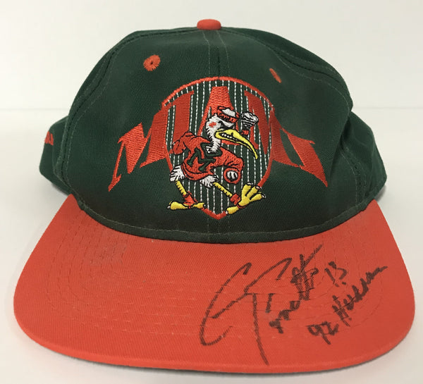 Gino Terreta Miami Hurricanes Autographed Hat (PSA)