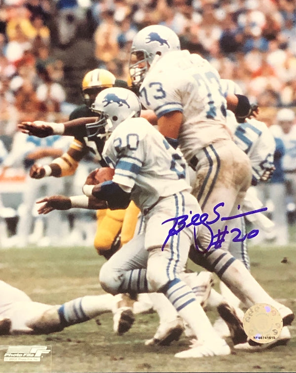 Billy Simms Autographed 8x10 Photo