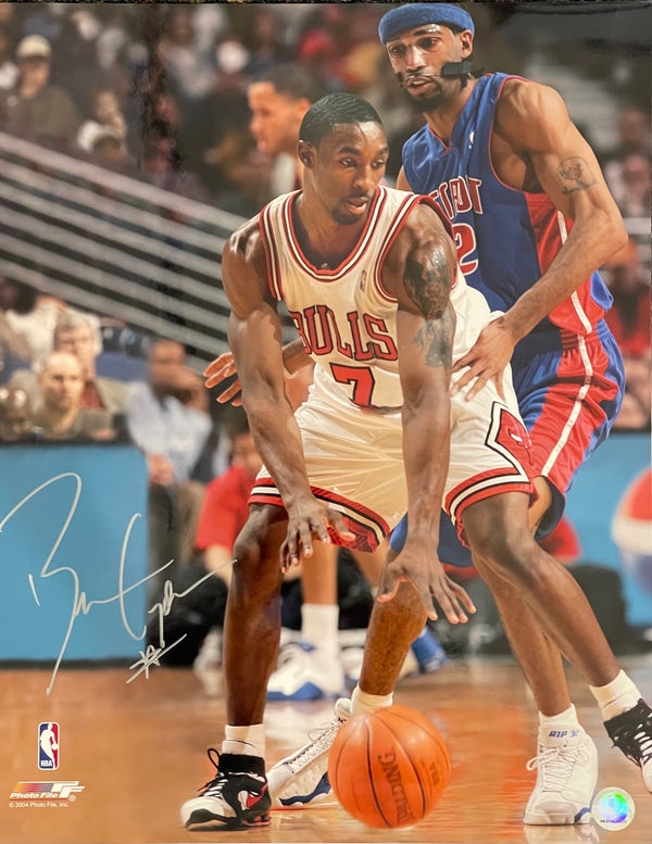 Ben Gordon Autographed 16x20 Basketball Photo
