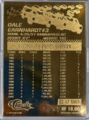 Dale Earnhardt 1994 23 Karat Genuine Gold Sculptured Trading Card