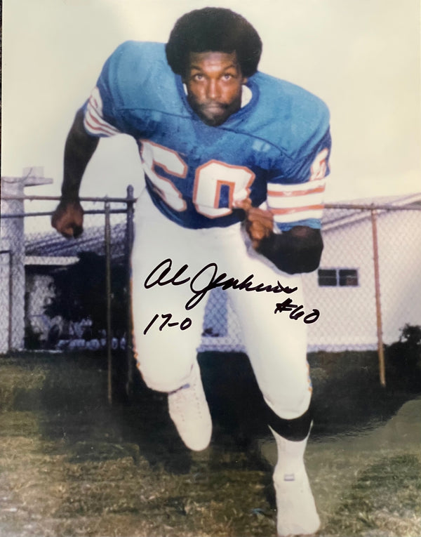 Al Jenkins Autographed 8x10 Football Photo