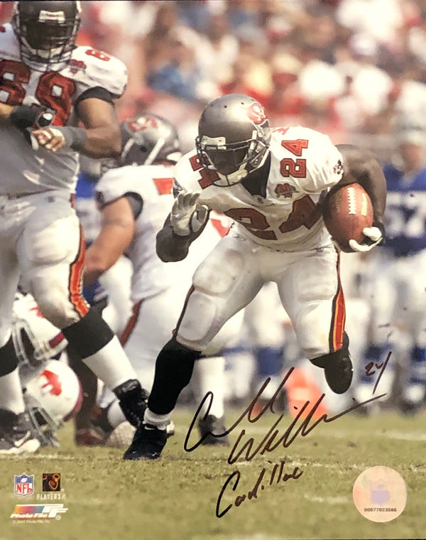 Carnell Cadillac Williams Autographed 8x10 Photo