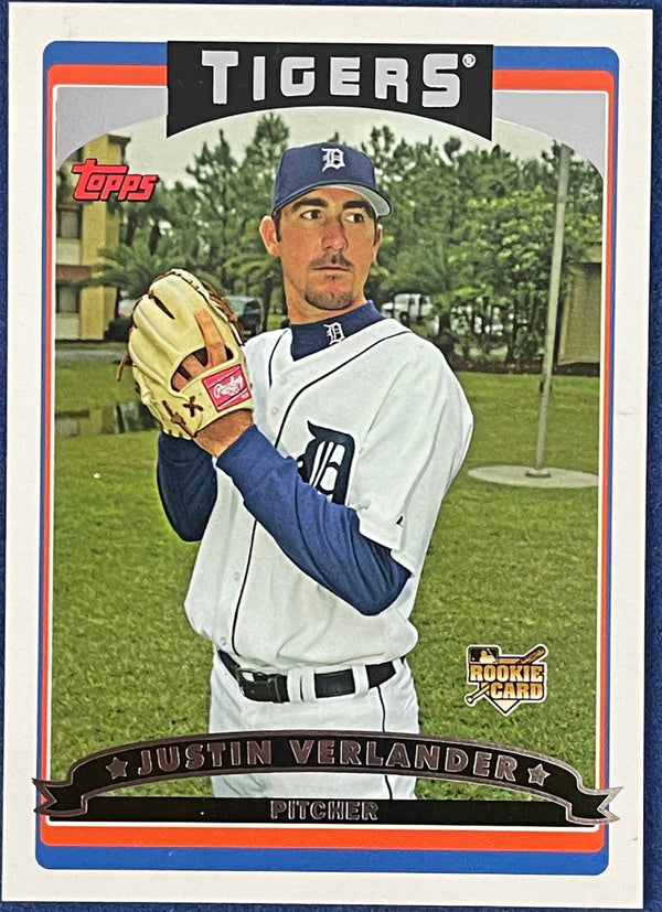 Justin Verlander 2006 Topps Rookie Card #641