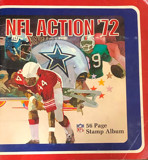 NFL ACTION '72 STAMP ALBUM