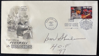 Don Shula Autographed First Day Cover