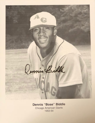 Dennis Biddle Autographed 8x10 Photo