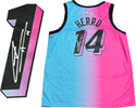Tyler Herro Autographed Miami Heat Nike Vice Versa Swingman Jersey (JSA)