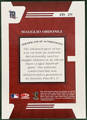 Magglio Ordonez 2005 Donruss Zenith Game Used Bat Card