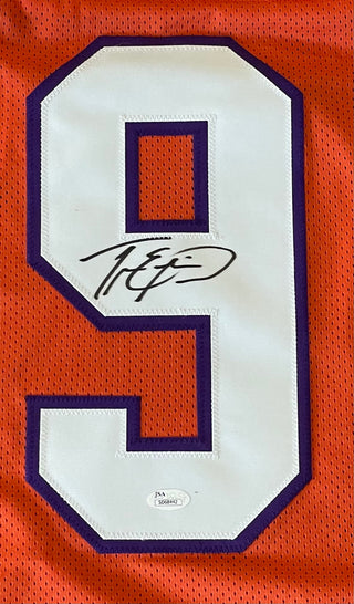 Travis Etienne Autographed Clemson Custom Jersey (BVG)