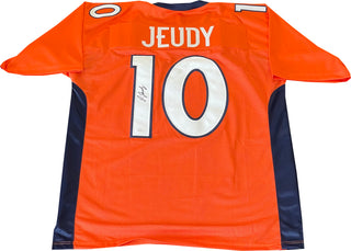 Jerry Jeudy Autographed Denver Broncos Custom Jersey (JSA)