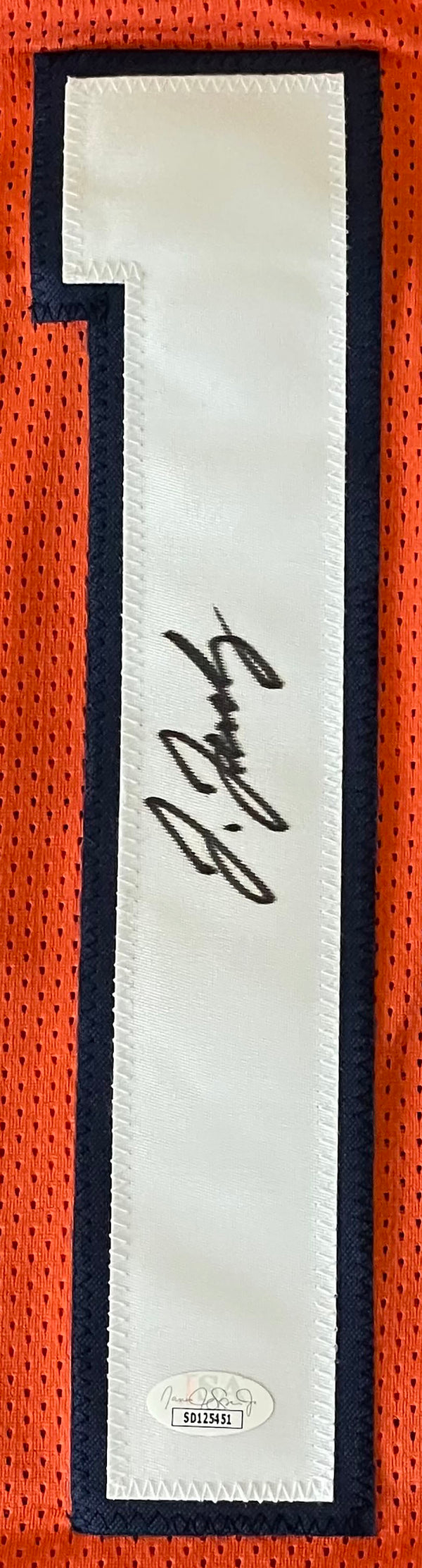 Jerry Jeudy Autographed Denver Broncos Custom Jersey (JSA)