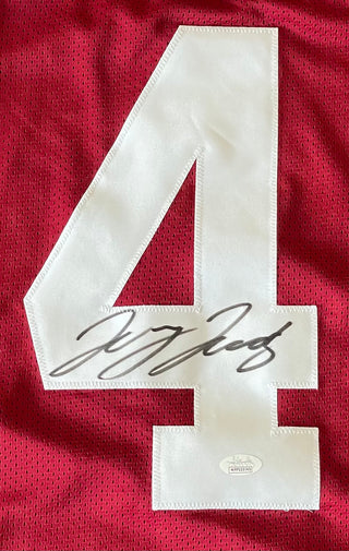 Jerry Jeudy Autographed Alabama Custom Jersey (JSA)