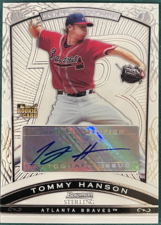 Tommy Hanson 2009 Bowman Sterling Autographed Card