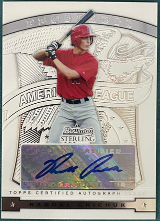 Randal Grichuk 2009 Bowman Sterling Autographed Card