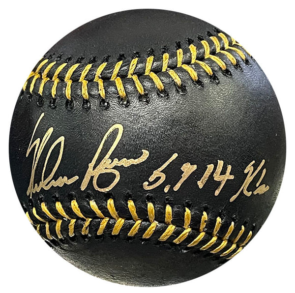 Nolan Ryan "5714 K's" Autographed Black Baseball (AIV)