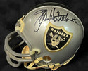 Jeff Hostetler Autographed Oakland Raiders Mini Helmet (JSA)