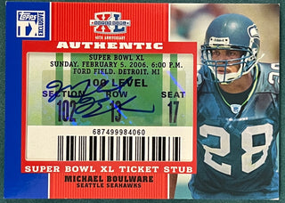 Michael Boulware 2007 Topps Autographed Card