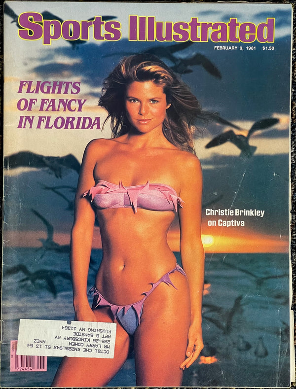 Christie Brinkley Unsigned Sports Illustrated Magazine - February 9 1981