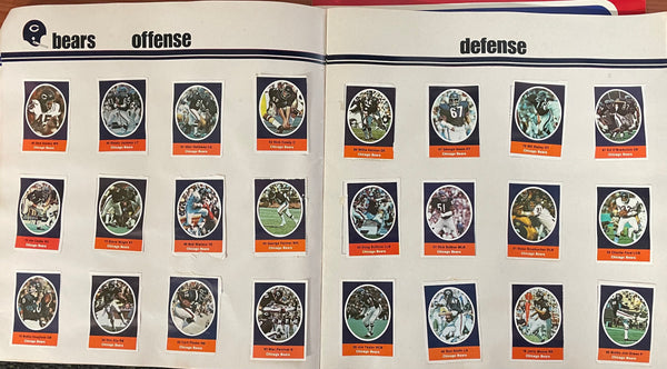 NFL ACTION '72 STAMP ALBUM