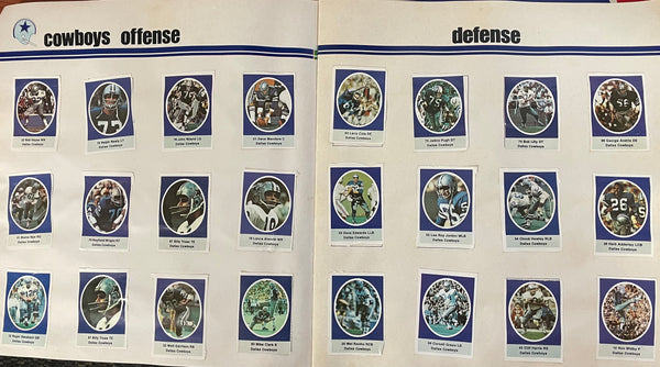 NFL ACTION '72 STAMP ALBUM
