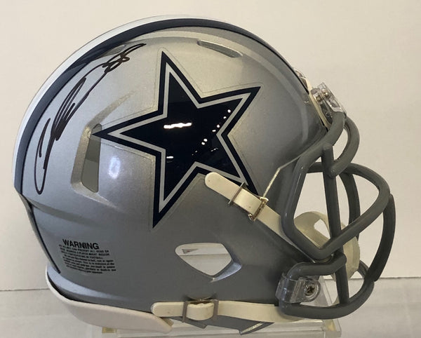 dallas cowboys football helmet for sale CeeDee Lamb Autographed Dallas Cowboys Mini Helmet